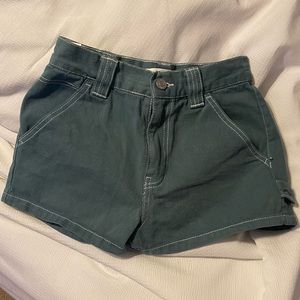 Pacsun green cargo shorts size 24